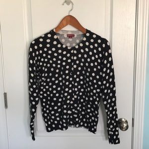 Merona polka dot cardigan